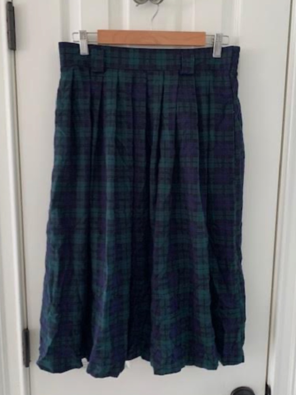 Briggs New York Tartan Plaid Skirt, size 16 (runs small)